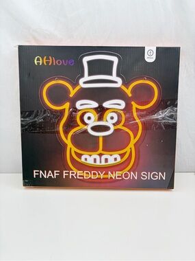 Five Nights At Freddys FNAF Bear Light Neon Sign for Wall Decor LED NOB